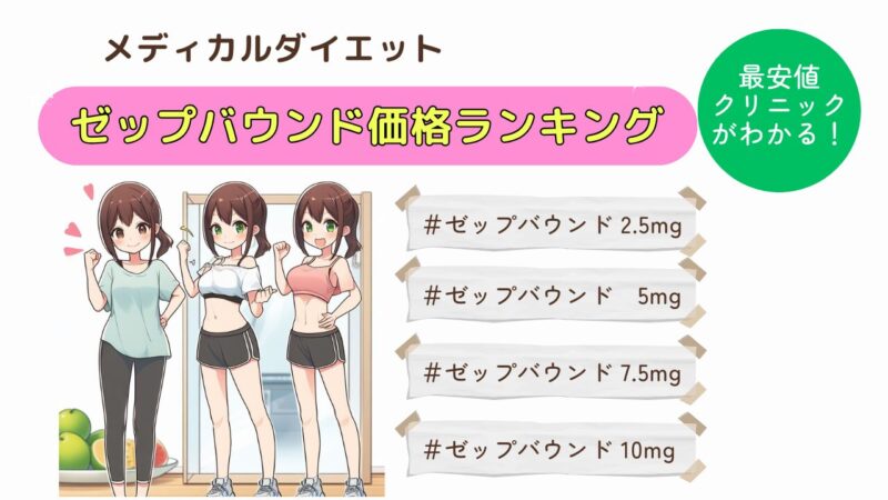 【2026年】ゼップバウンド価格比較｜おすすめオンラインクリニックを紹介