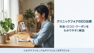 クリニックフォアのED治療｜料金・口コミ・クーポンを解説 